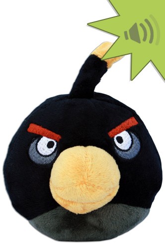 Angry Birds 4 inch Mini Plush - Black