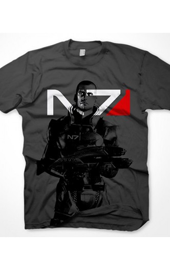 Camiseta - Mass Effect 2 "Shepard N7"