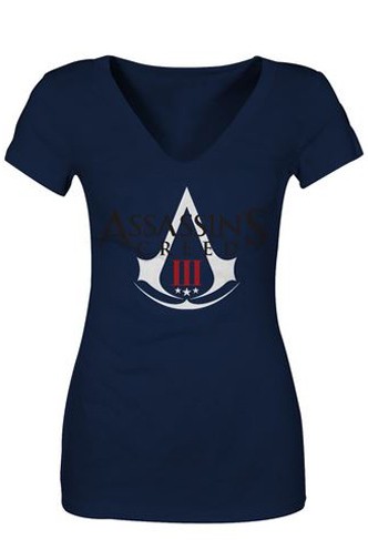 Assassins Creed IIIBlue Female Logo Shirt