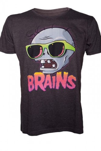 Plants Vs Zombies Brains, Black Shirt