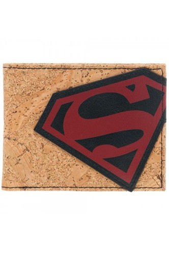 Superman Wallet Cork Bifold