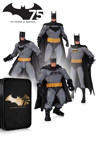 Batman 75th Anniversary Set 2 Action Figure 4-Pack