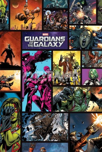 Maxi Póster - Guardianes de la Galaxia "Comics" 61x91,5cm.