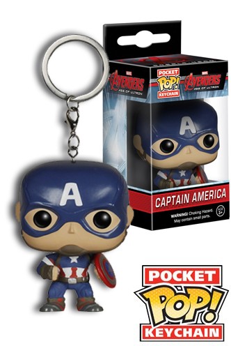 Pocket Pop! Keychain: Marvel - Capitán América
