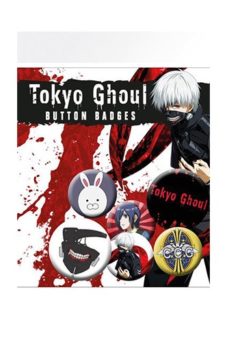 Tokyo Ghoul - Pin Badges 6-Pack Mix