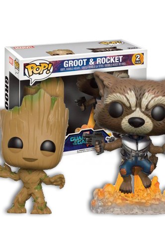 Pop! Movies: Guardians of the Galaxy Vol. 2 - Young Groot y Rocket Blasting Pack 2