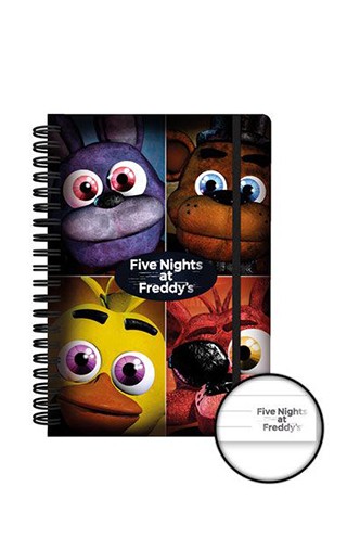 Five Nights at Freddy's Notebook A5 Quad