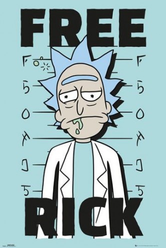   Rick and Morty - Poster Free Rick