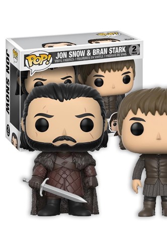 Pop! TV: Game of Thrones - Pack Jon Snow & Bran Exclusiva