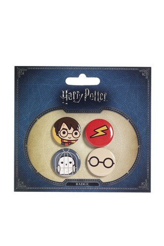 Harry Potter - Cutie Button Badge 4-Pack