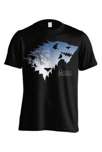 Juego de Tronos - Camiseta Stark & Crows