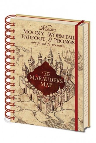 Harry Potter - Notebook A5 Marauders Map