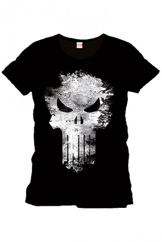 Punisher - T-Shirt Distress Skull
