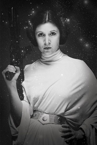 Star Wars - Poster Princess Leia Stars