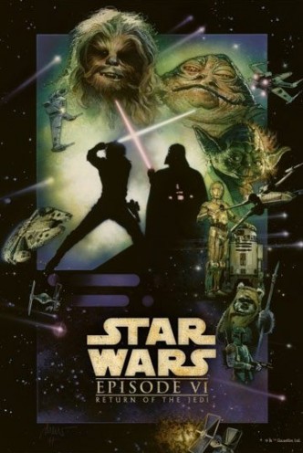 Star Wars - Metal Poster Return Of The Jedi 
