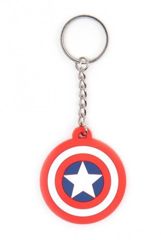 Captain America - Llavero caucho Shield Logo