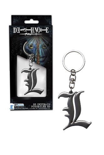 Death Note - Llavero 3D "L Symbol"