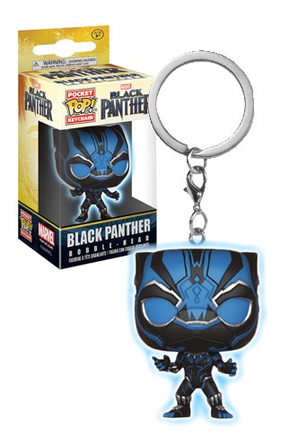 Pocket Pop! Keychain: Marvel - Black Panther Glow