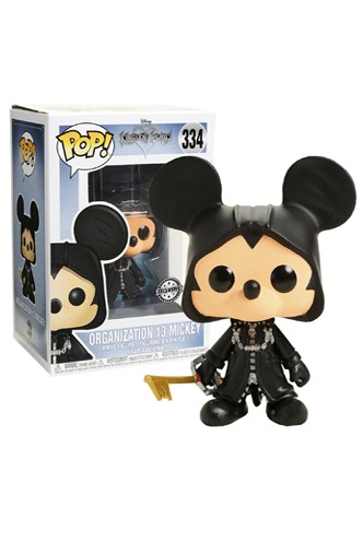 Pop! Games: Kingdom Hearts - Organization 13 Mickey Exclusiva