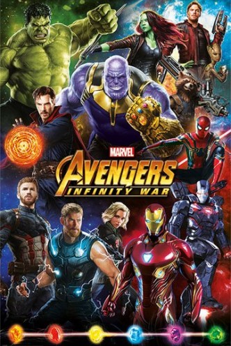 Avengers Infinity War - Poster Characters
