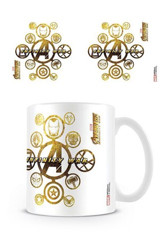 Vengadores Infinity War - Taza Connecting Icons