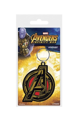 Avengers Infinity War - Rubber Keychain Avengers SymboL