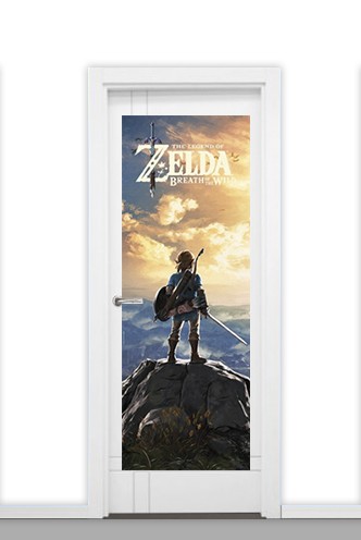 Door Poster The Legend Of Zelda Breath Of The Wild Sunset