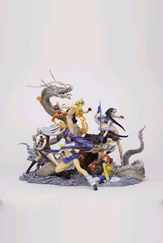  Ikki Tousen - Diorama Set Especial con Dragón