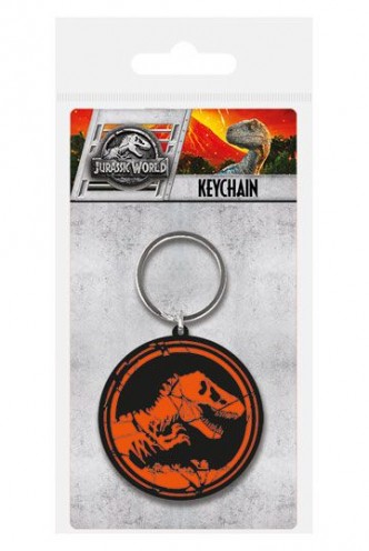 Jurassic World - Fallen Kingdom Rubber Keychain Logo