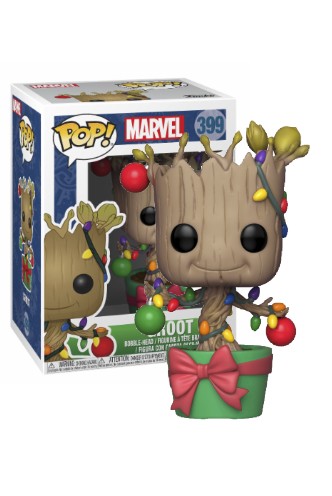 Pop! Marvel: Holiday - Groot w/ Lights & Ornaments