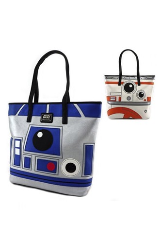 Loungefly - Star Wars R2-D2/BB-8 Big Face Tote Purse