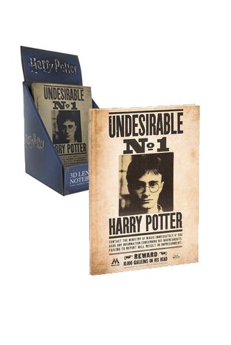 Harry Potter - Notebook Harry Potter 3D Lenticular