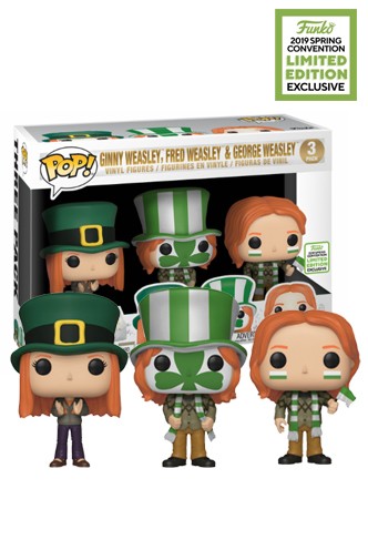Pop! Harry Potter S5 - Fred, George, Ginny Pack Exclusivo