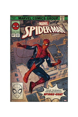 Poster Marvel Spiderman Comic Front