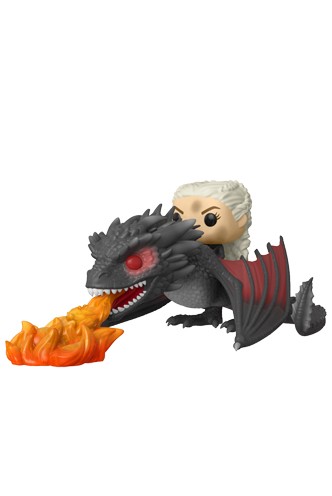 Pop! TV: Juego de Tronos - Daenerys w/ Drogon con fuego