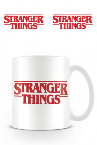 Stranger Things - Taza Logo Stranger Things Blanca