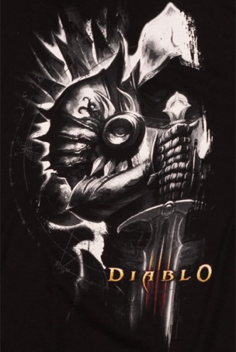 T-SHIRT - Diablo III Tyrael Side Official