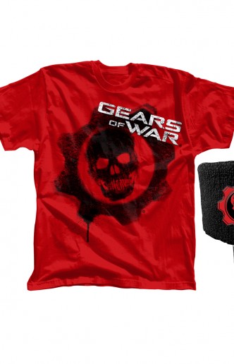 Camiseta Gears of War + Muñequera