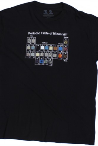 Camiseta - MINECRAFT "Tabla Periódica"