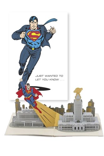 DC Comics - Tarjeta De Felicitación 4D Superman
