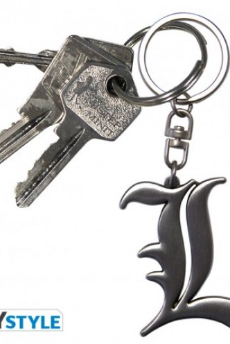 Death Note - Keychain 3D "L Symbol"