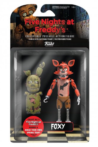 Five Nights at Freddy's Articulated Foxy Action Figure, 5"