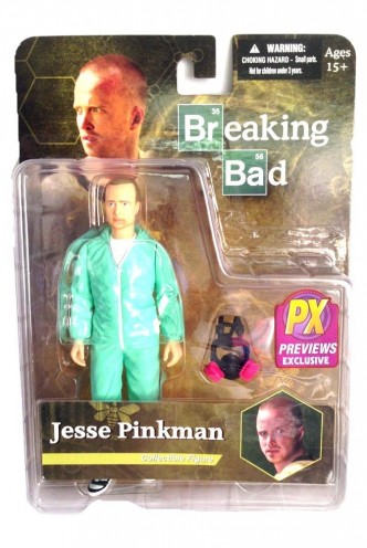 Figura - Breaking Bad "Jesse Pinkman" Blue Hazmat Suit ¡EXCLUSIVA!