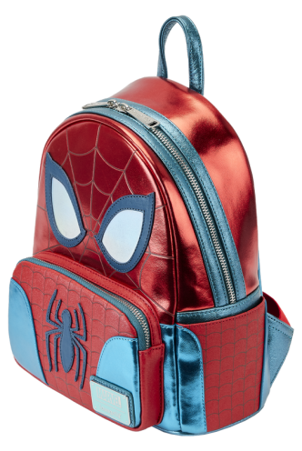 Loungefly - Marvel:  Shine Spiderman Cosplay Mini Backpack