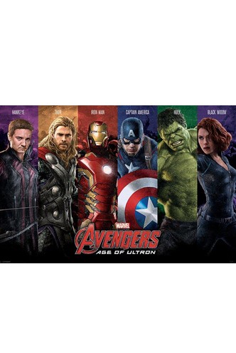 Avengers Age of Ultron Poster Team 61 x 91 cm