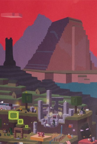 Minecraft Poster Sam Cube 61 x 92 cm
