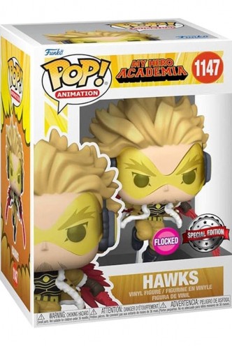 Pop! Animation: My Hero Academia - Hawks (Flocked) Ex