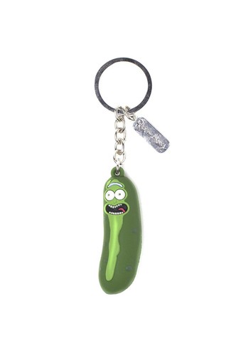 Rick & Morty - Pickled Rick 3D Rubber Keychain