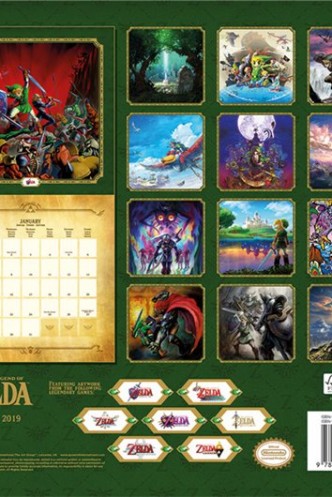 The Legend of Zelda - Calendar 2019