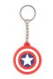 Captain America - Rubber Keychain Shield Logo